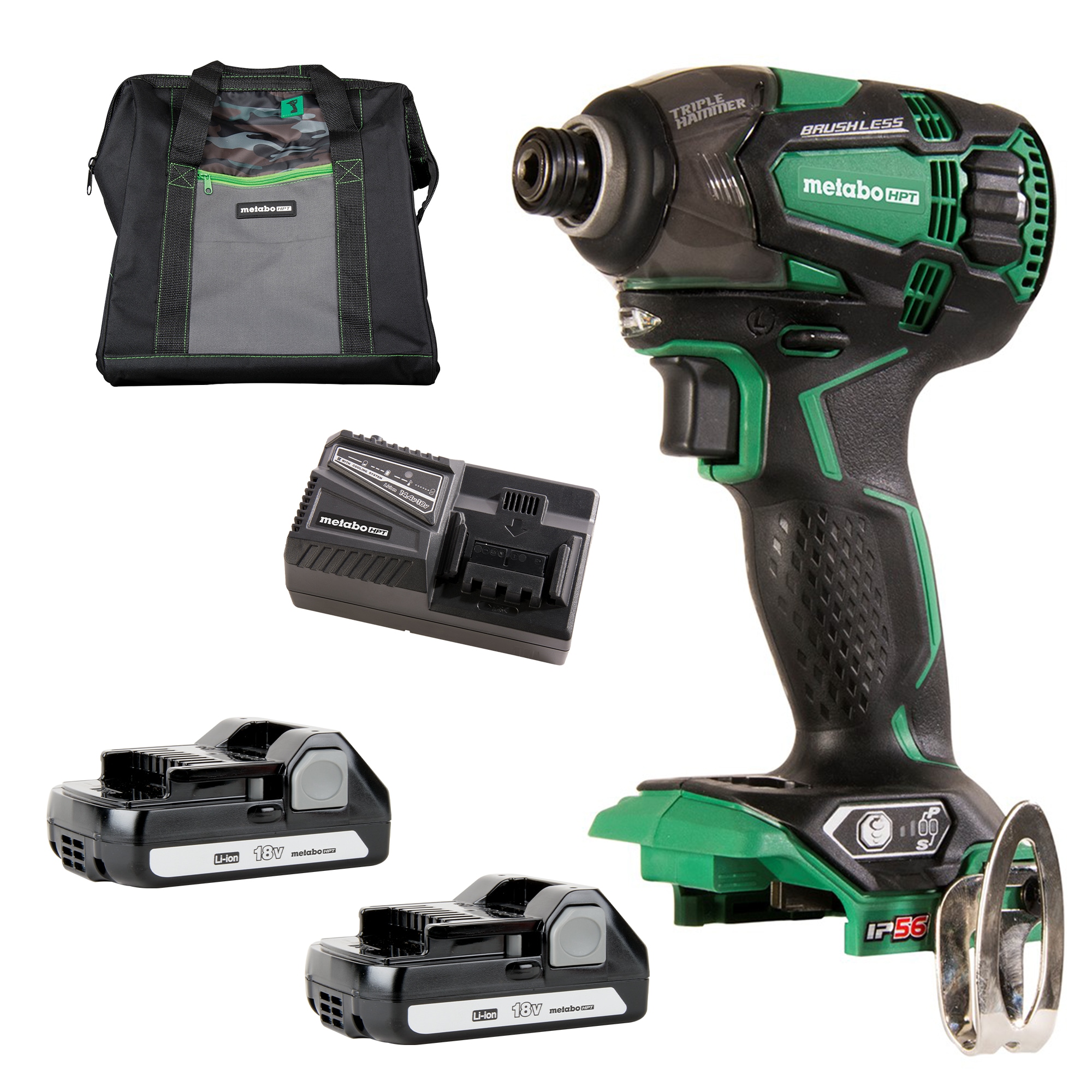 Metabo HPT 18-volt 1/4-in Brushless Cordless Impact Driver (Battery Included and Charger Included and Hard Case included) - Image 1
