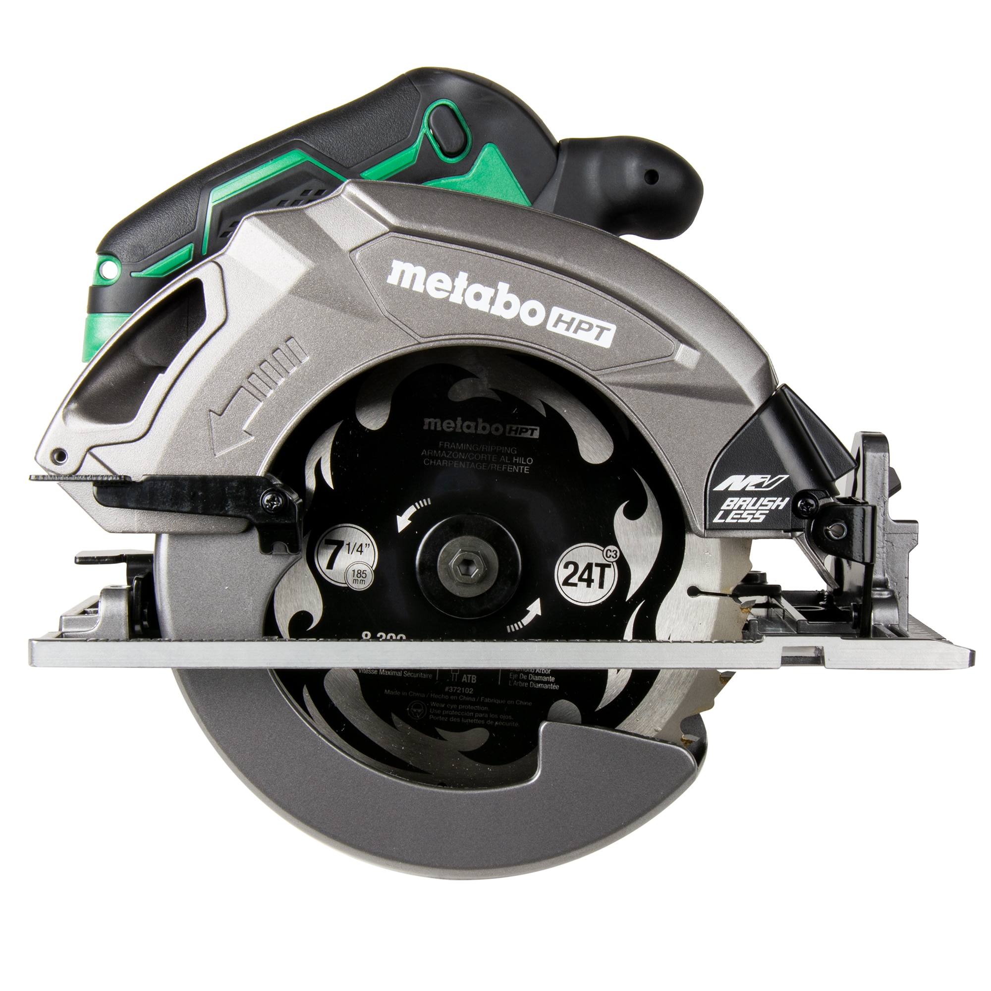 Metabo HPT MultiVolt 36-volt 7-1/4-in Brushless Hybrid Capable Cordless Circular saw (Battery Not Included and Charger Not Included) - Image 1