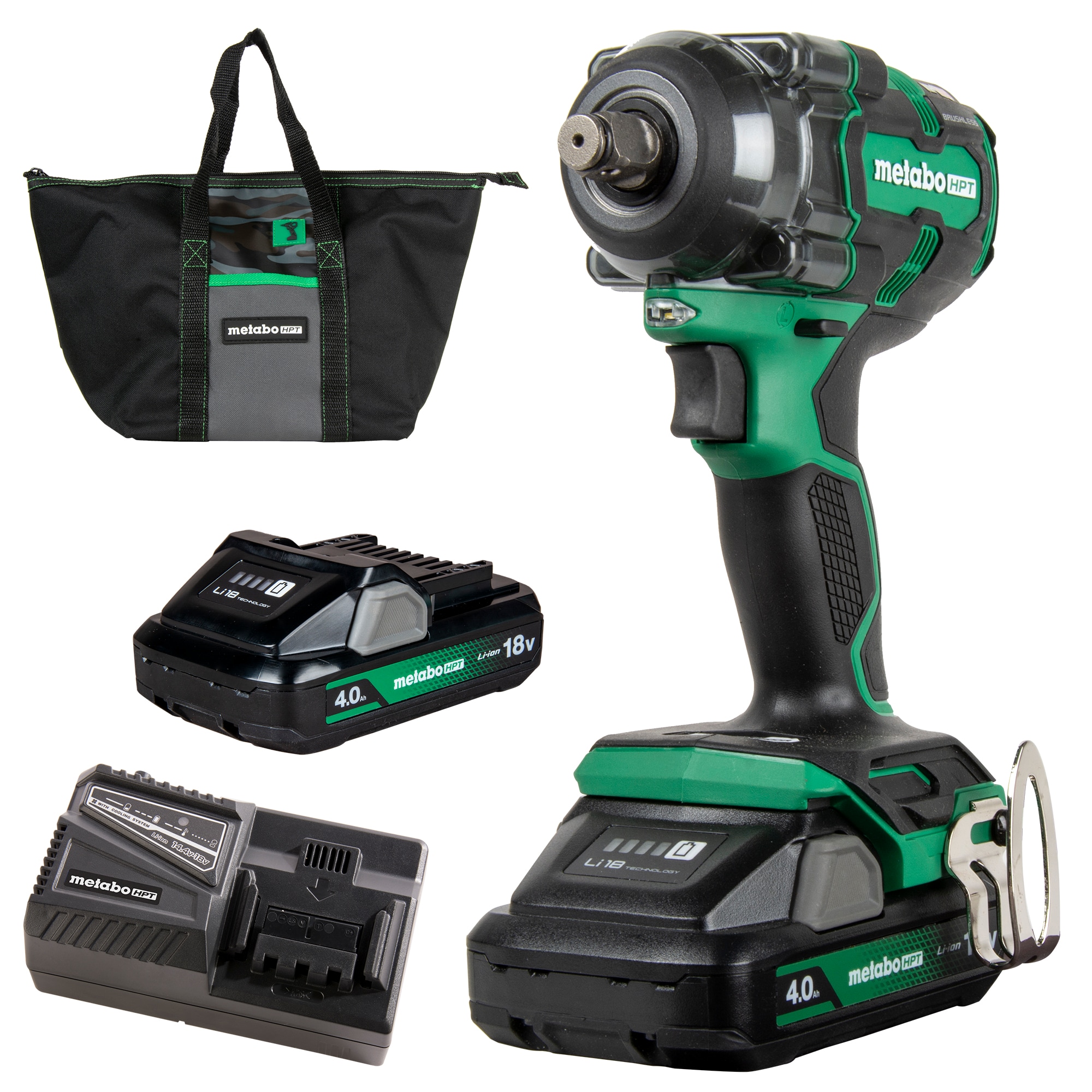 Metabo HPT 18V MultiVolt™ Cordless 1/2-Inch Impact Wrench Kit | WR18DH - Image 1
