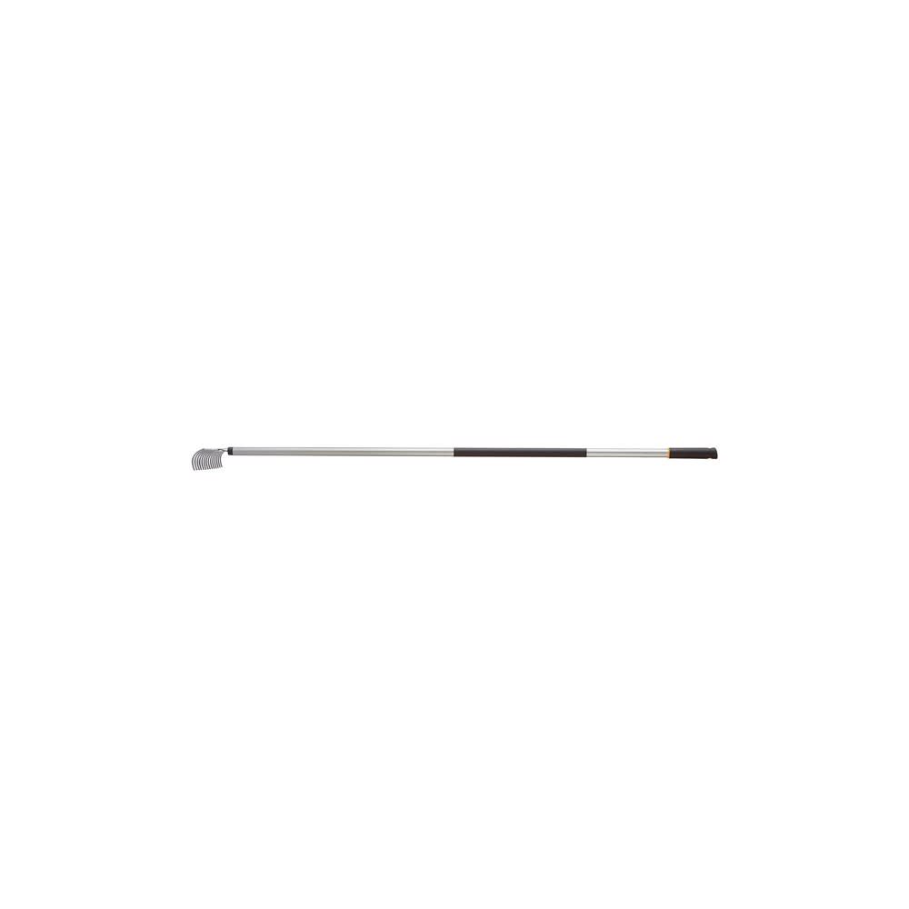 Fiskars Aluminum 14 Tine Garden Hand Rake with Softgrip Handle - Image 1