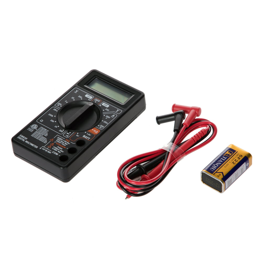 Hyper Tough Digital Multimeter TD35235J, New, 4.25 in Assembled Product Width - Image 1