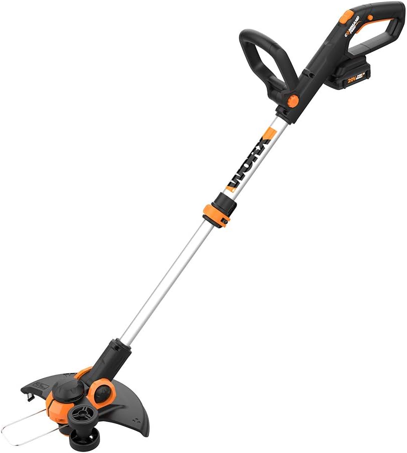 Worx String Trimmer Cordless GT3.0 20V PowerShare 12" Edger & Weed Trimmer (2 Batteries & Charger Included) WG163 - Image 1