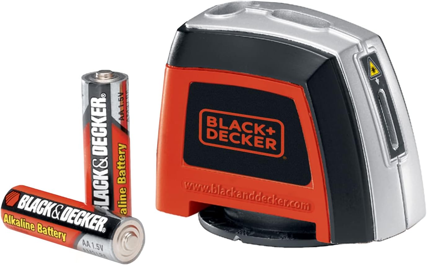 BLACK+DECKER Laser Level, Self-Leveling, 360 Degree Wall Attachment, AA Batteries Included (BDL220S) - Image 1