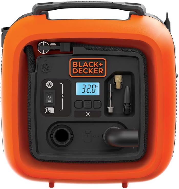 BLACK+DECKER 12V DC Multipurpose Inflator (BDINF12C) - Image 1