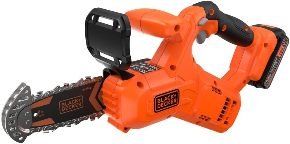 6 in. 20-Volt Maximum Lithium-Ion Pruning Electric Battery Chainsaw with 1.5Ah Battery and Charger - Image 1