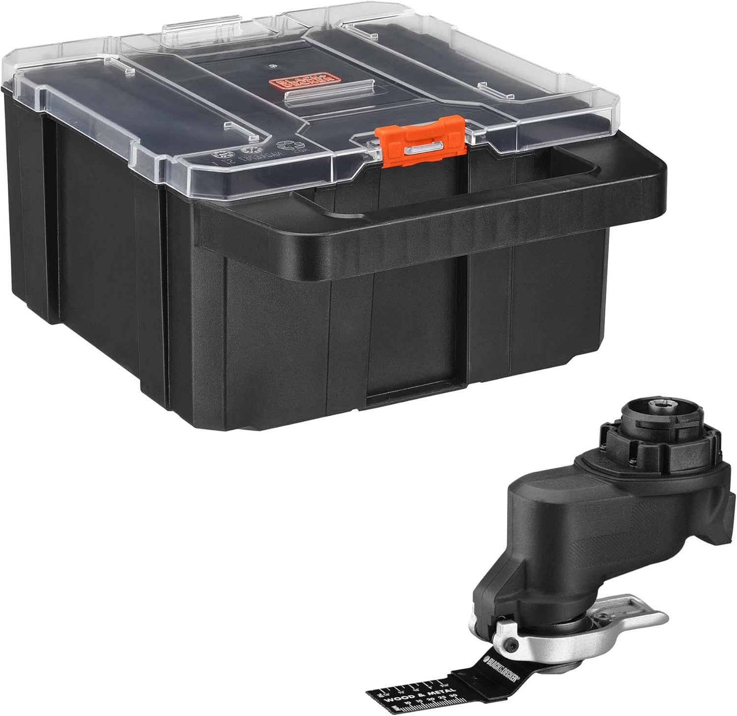 BLACK+DECKER MATRIX Multi Tool Attachment, Oscillating, Quick Blade Change For Multi Tool Needs, Includes Storage Case (BDCMTOSTFF) - Image 1