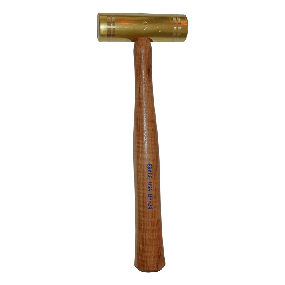Grace USA 24 ounce Brass Hammer - Image 1