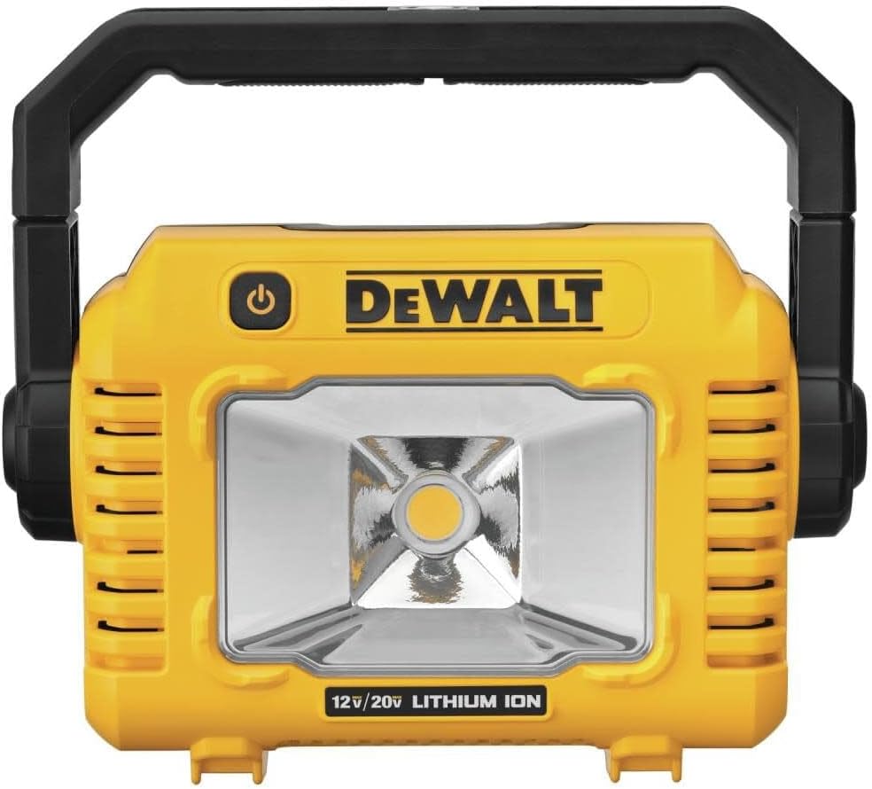 DEWALT 12V/20V MAX LED Work Light, Compact with 360 Degree Rotating Handle, 2000 Lumens of Brightness, Cordless, Bare Tool Only (DCL077B) - Image 1