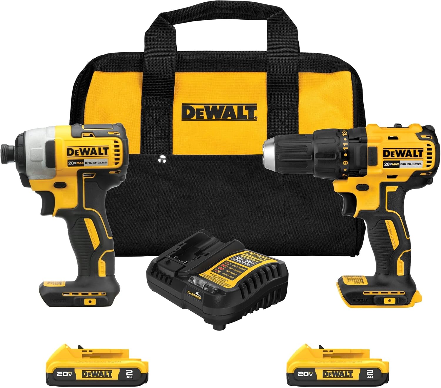 DEWALT 20V MAX Brushless 2 Tool Combo Kit - Image 1