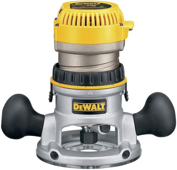 DEWALT Router, Fixed Base, 12-Amp, 24,000 RPM Variable Speed Trigger, 2-1/4HP, Corded (DW618) - Image 1