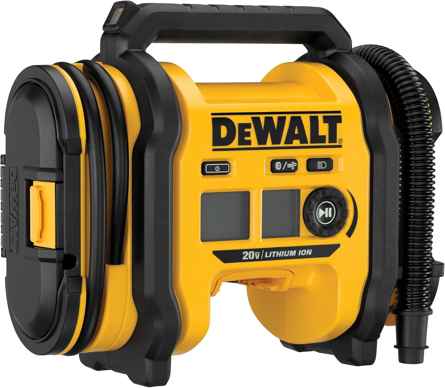 Cordless Inflator, 20V Max, 0-160 psi, 29 in hose length, Bare Tool - Image 1