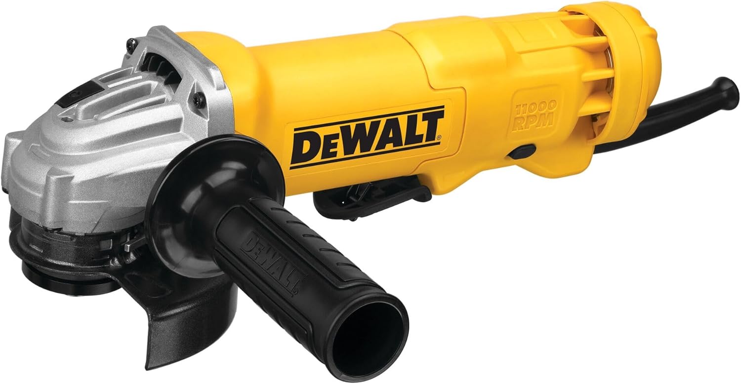 DEWALT Angle Grinder, 4.5 Inch, 11 Amp, With Paddle Switch (DWE402) - Image 1