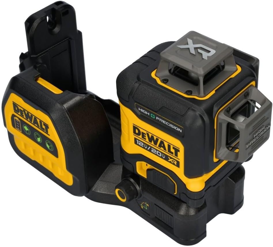 DEWALT 12V/20V MAX XR Line Laser, High Precision 3 X 360, Green, Battery and Charger Included (DCLE34033D1) - Image 1