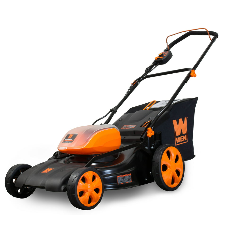 WEN Products 19" 40 Volt Battery Powered Push Walk-Behind Mower - Image 1