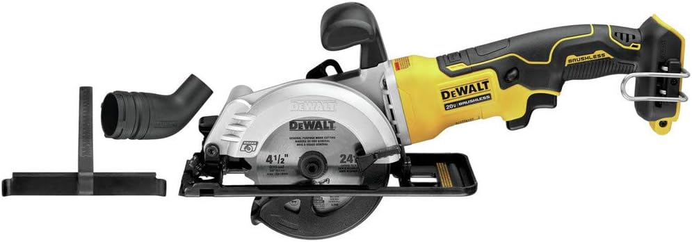 ATOMIC 20V MAX Cordless Brushless 4-1/2 in. Circular Saw (Tool Only) with 4-1/2 in. 4-Tooth Fiber Cement Saw Blade - Image 1