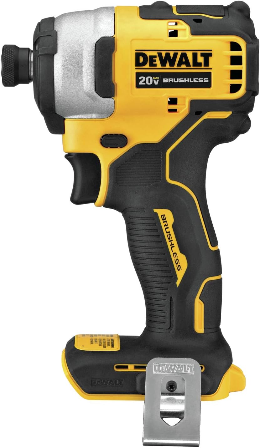 DEWALT ATOMIC 20V MAX* Impact Driver, Cordless, Compact, 1/4-Inch, Tool Only (DCF809B) - Image 1