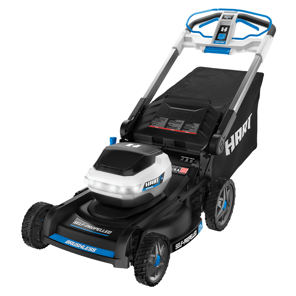 HART 40-Volt SUPERCHARGE Brushless 21-inch 3-in-1 Self-Propelled Mower (2) 6.0 Ah Lithium-Ion Batteries - Image 1