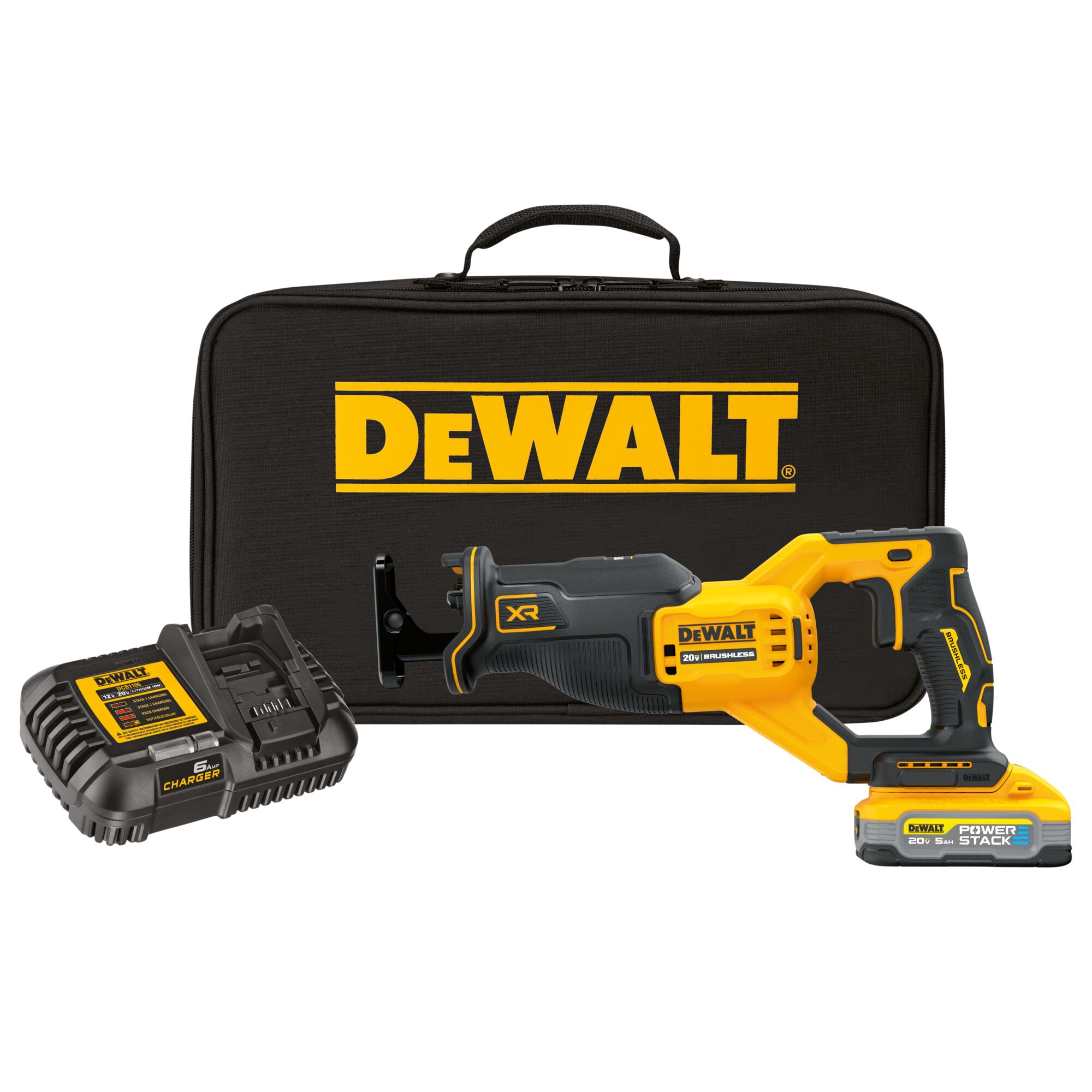 DEWALT 20V MAX Reciprocating Saw, Cordless, Battery and Charger Included (DCS382H1) - Image 1