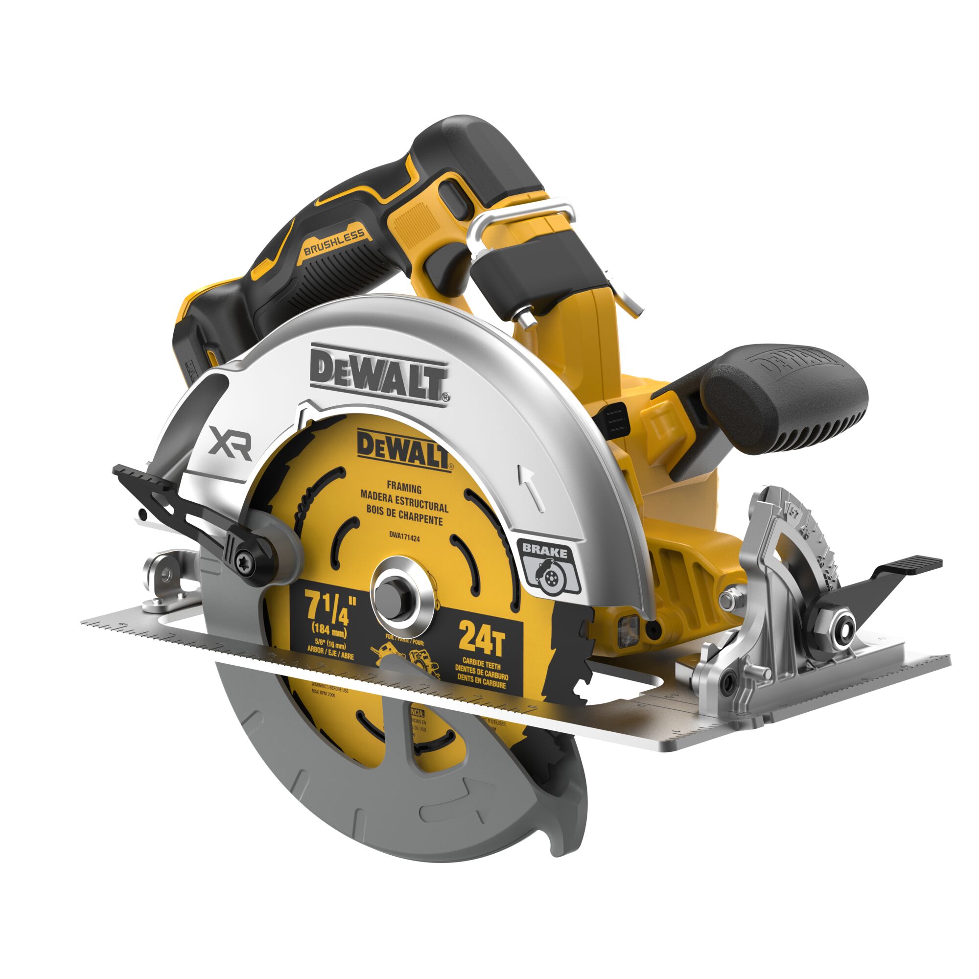20V MAX* XR Brushless Cordless 7-1/4 in. Circular Saw (Tool Only) - Image 1