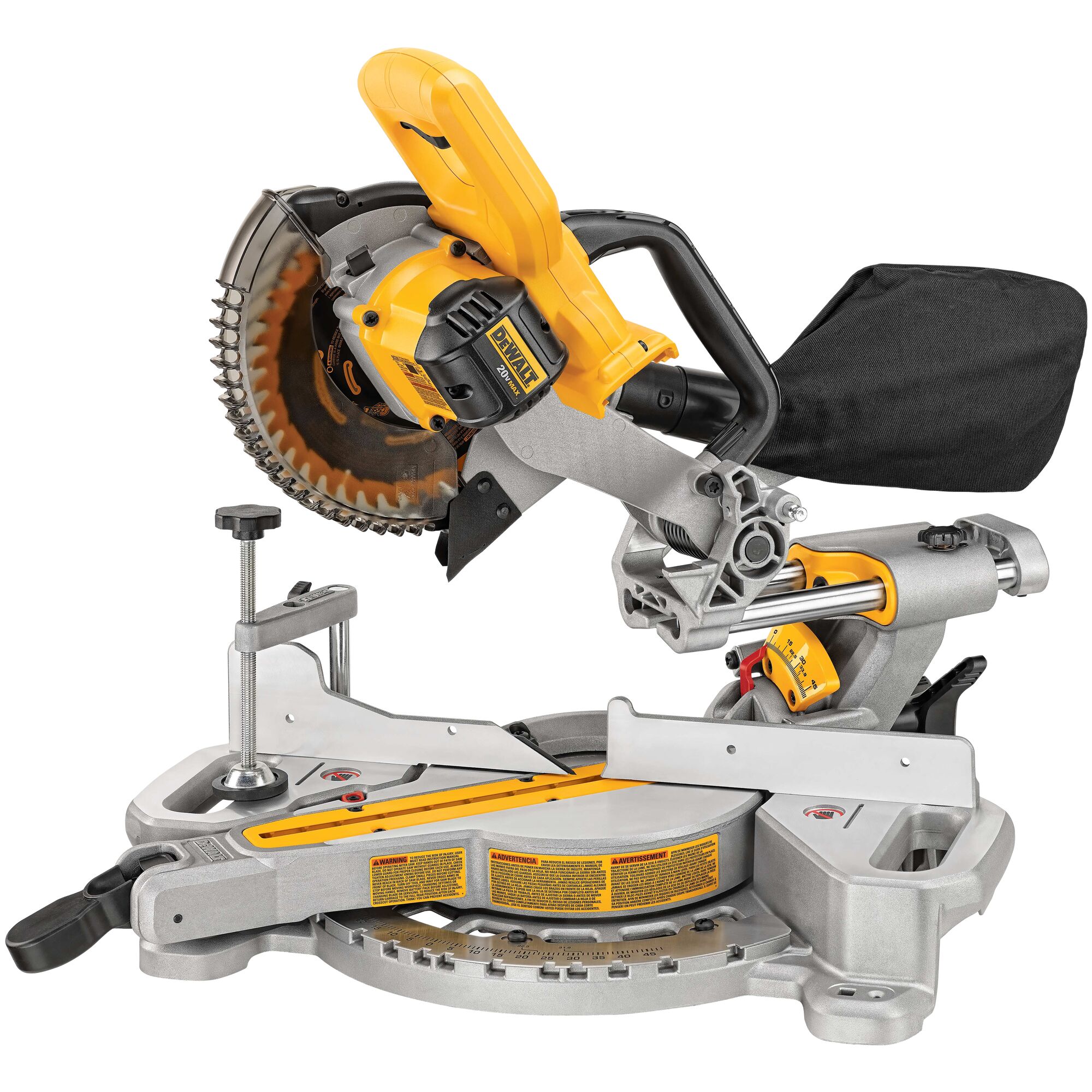 DEWALT 7-1/4in Miter Saw Single Bevel Sliding Compound (Bare Tool) - Image 1
