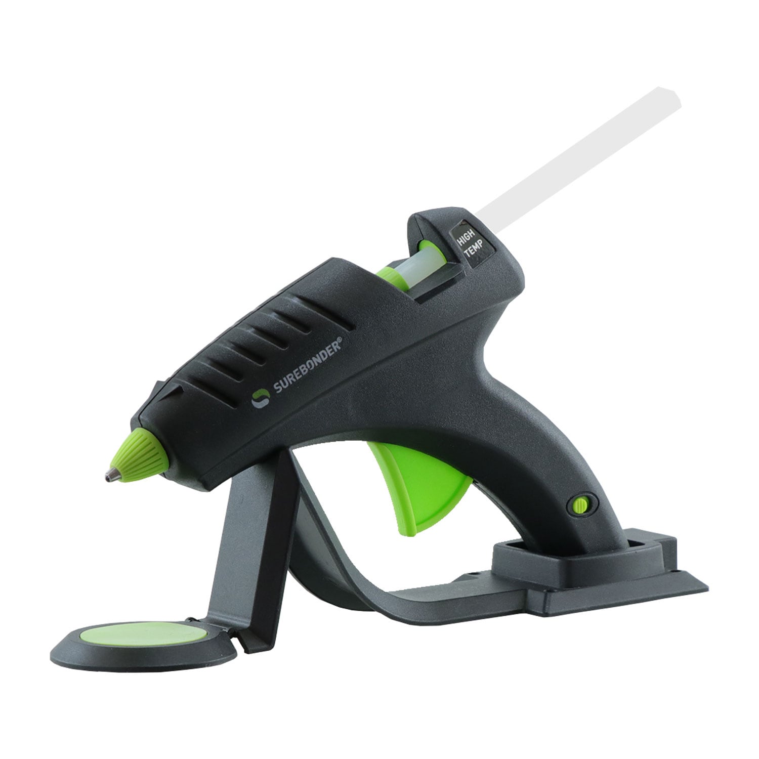 Surebonder High Temperature Corded/Cordless Black/Green Full Size 60 Watt Hot Melt Glue Gun - Image 1