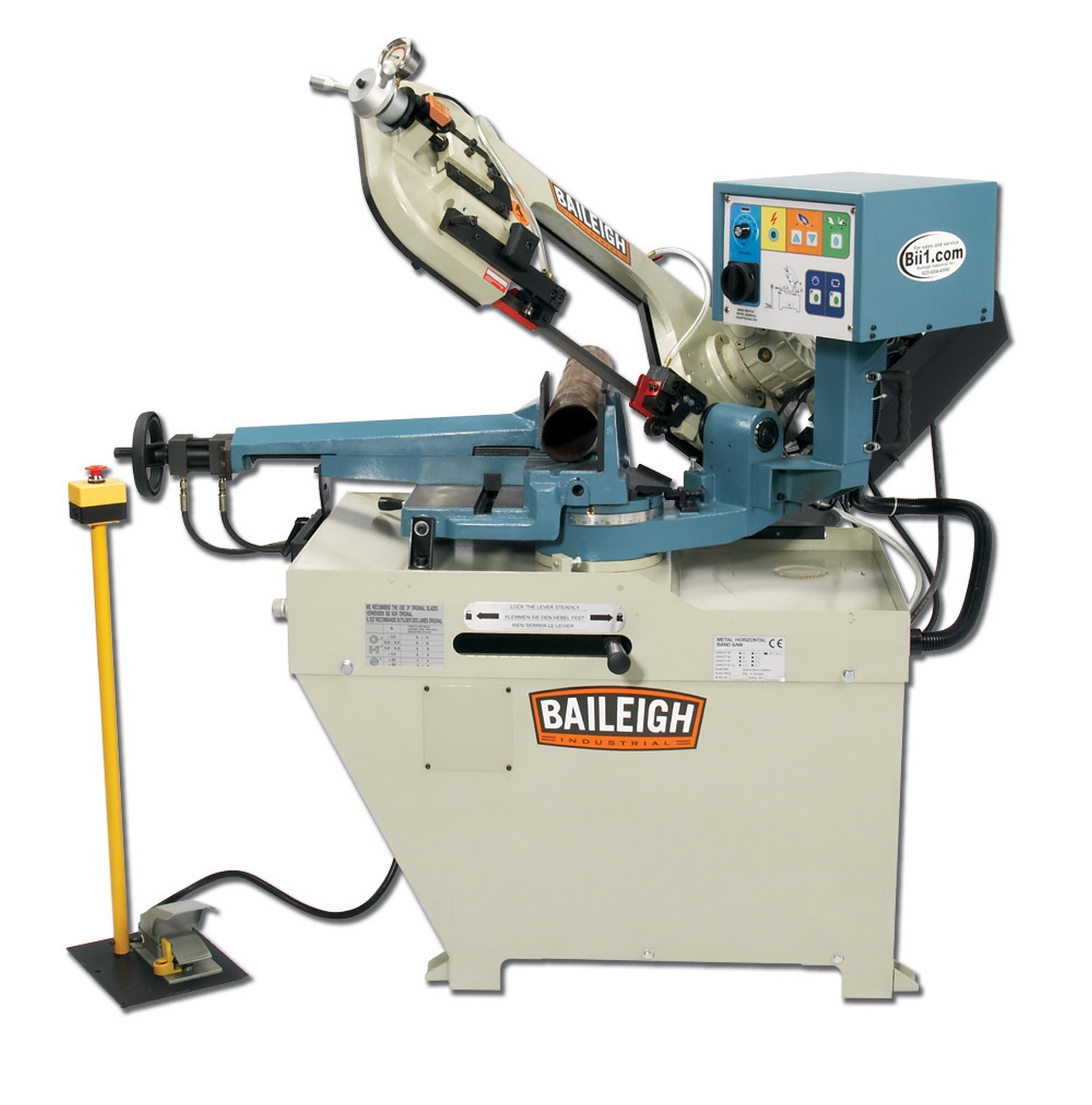 Baileigh Industrial 8.66-in Stationary Band Saw 10 -Amp - Image 1