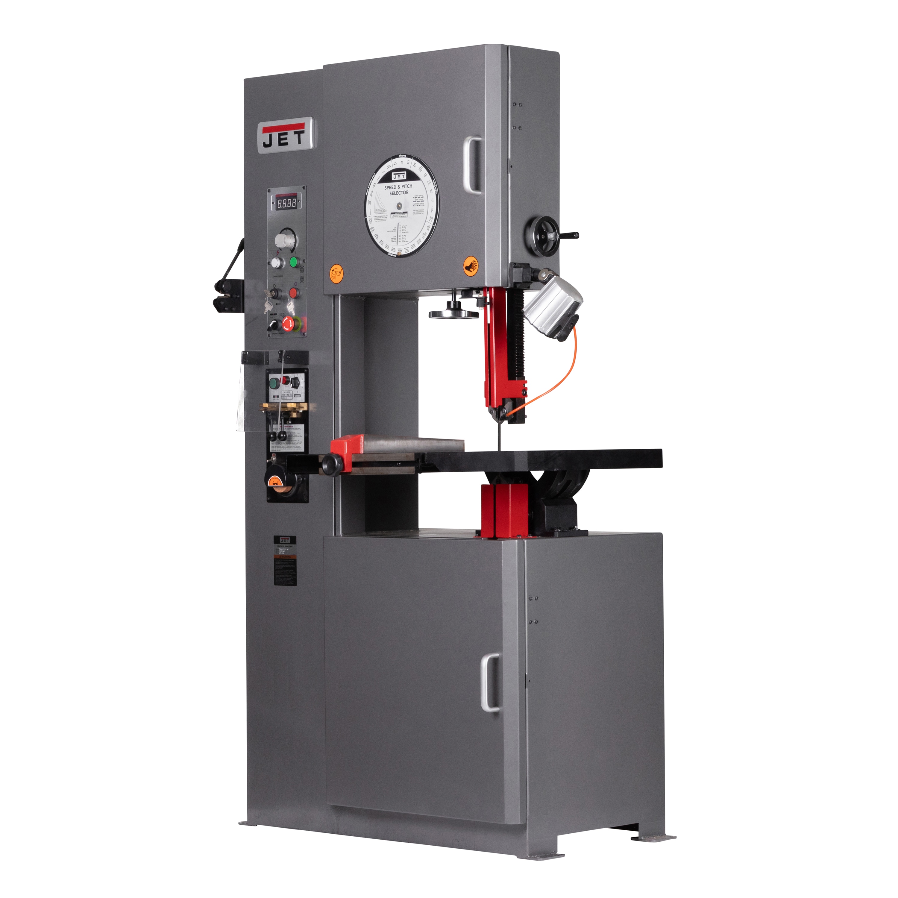 JET 20 Inch Continuous Variable Speed Vertical Band Saw - Image 1