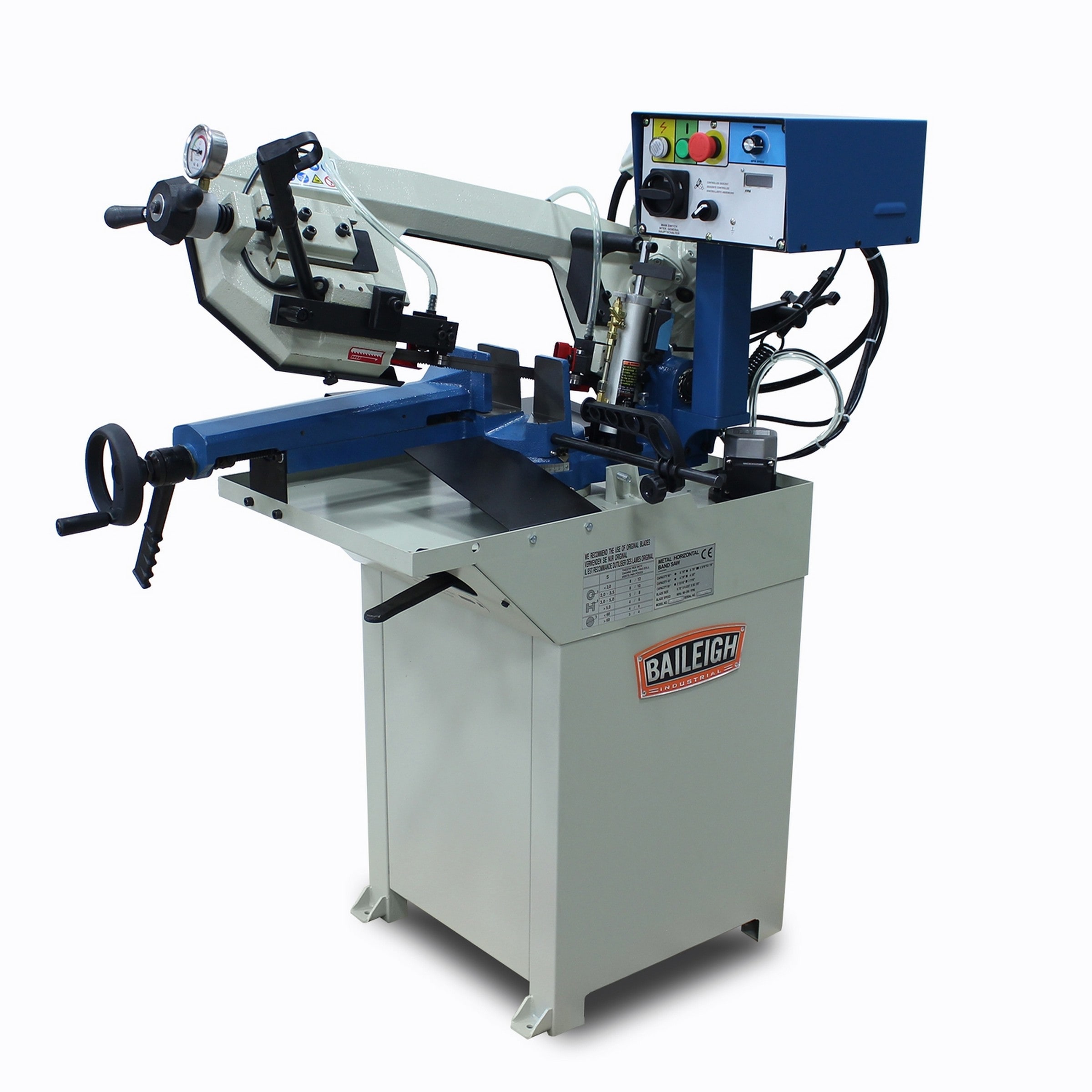 Baileigh Industrial 6.69-in Stationary Band Saw 10 -Amp - Image 1