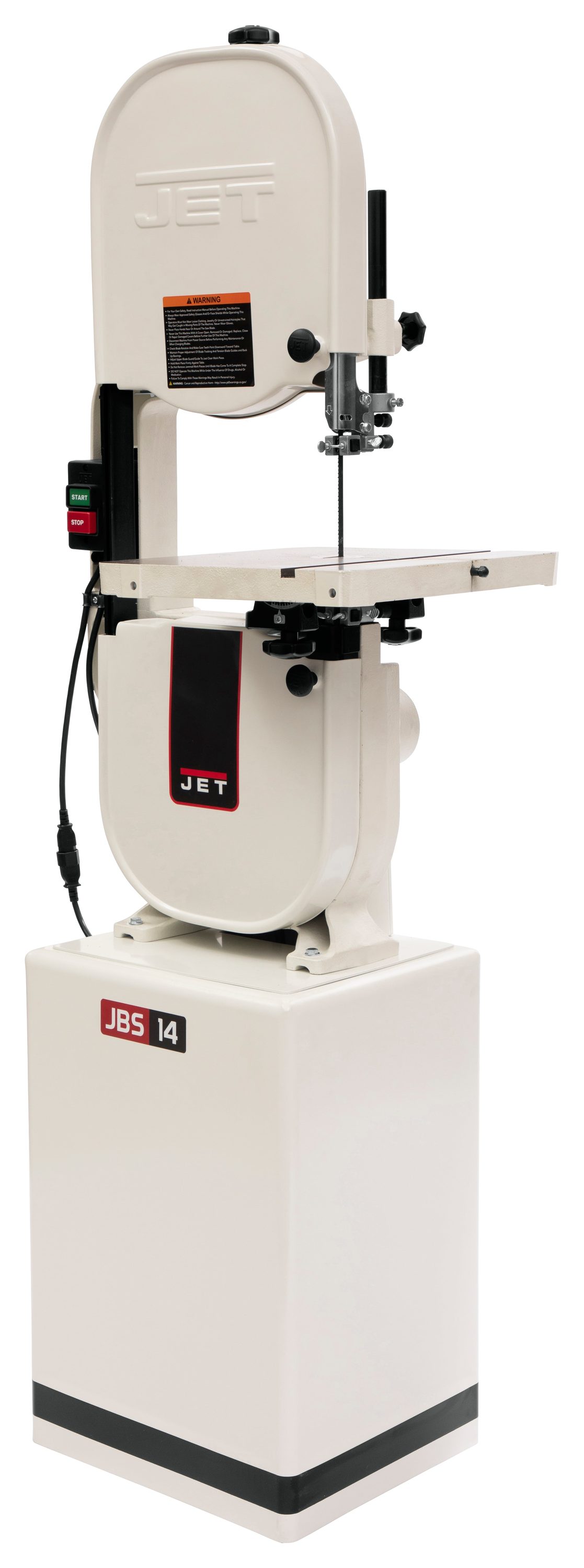 JET 14-Inch Woodworking Bandsaw, 1 HP, 115/230V 1Ph (Model JWBS-14CS) - Image 1