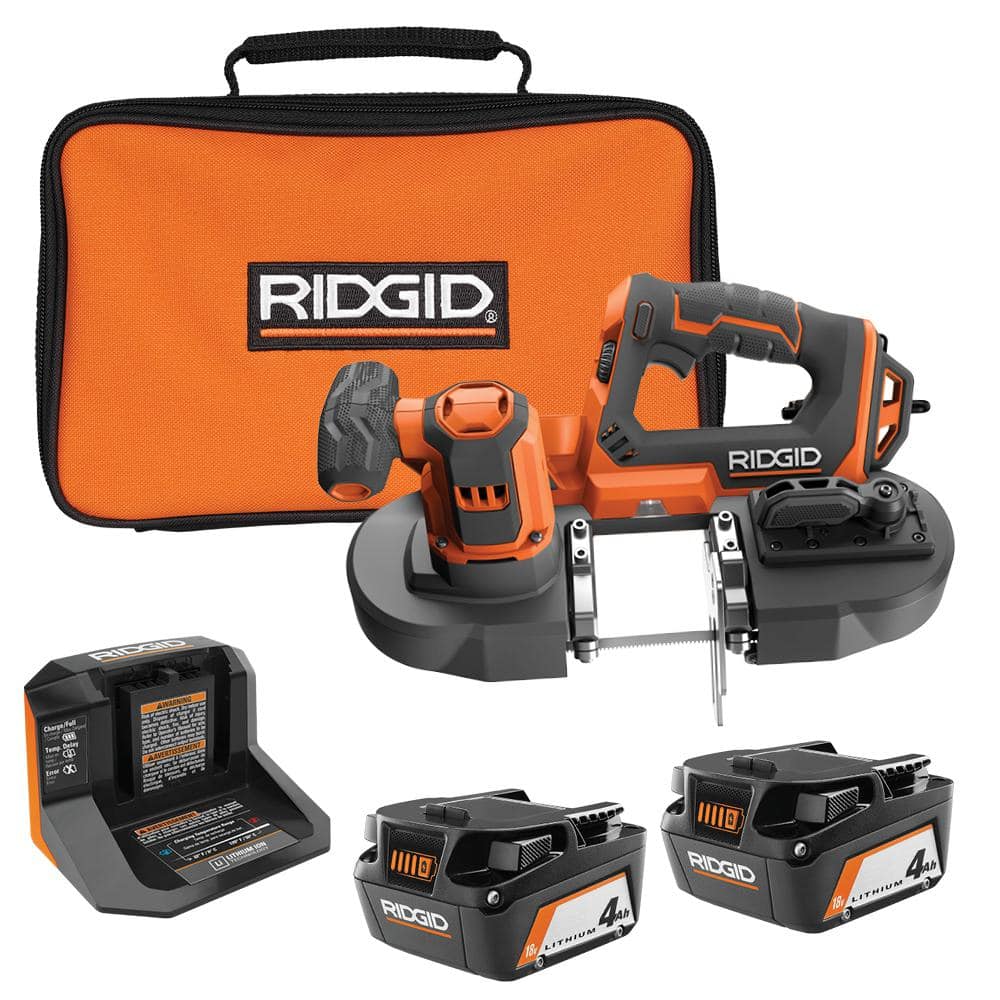 RIDGID - 18-Volt Compact Band Saw - R8604B - Tool Only (Renewed) - Image 1