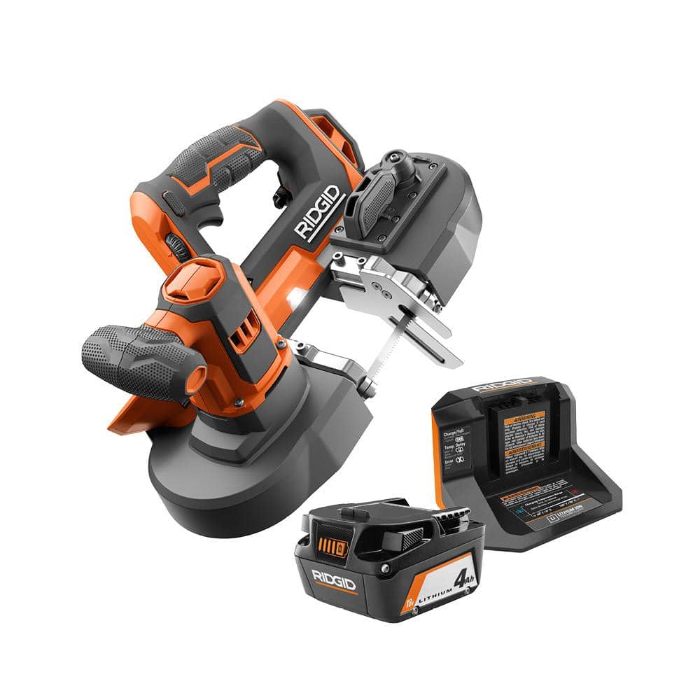 18V Cordless Compact Band Saw Kit with (1) 4.0 Ah Battery and Charger - Image 1