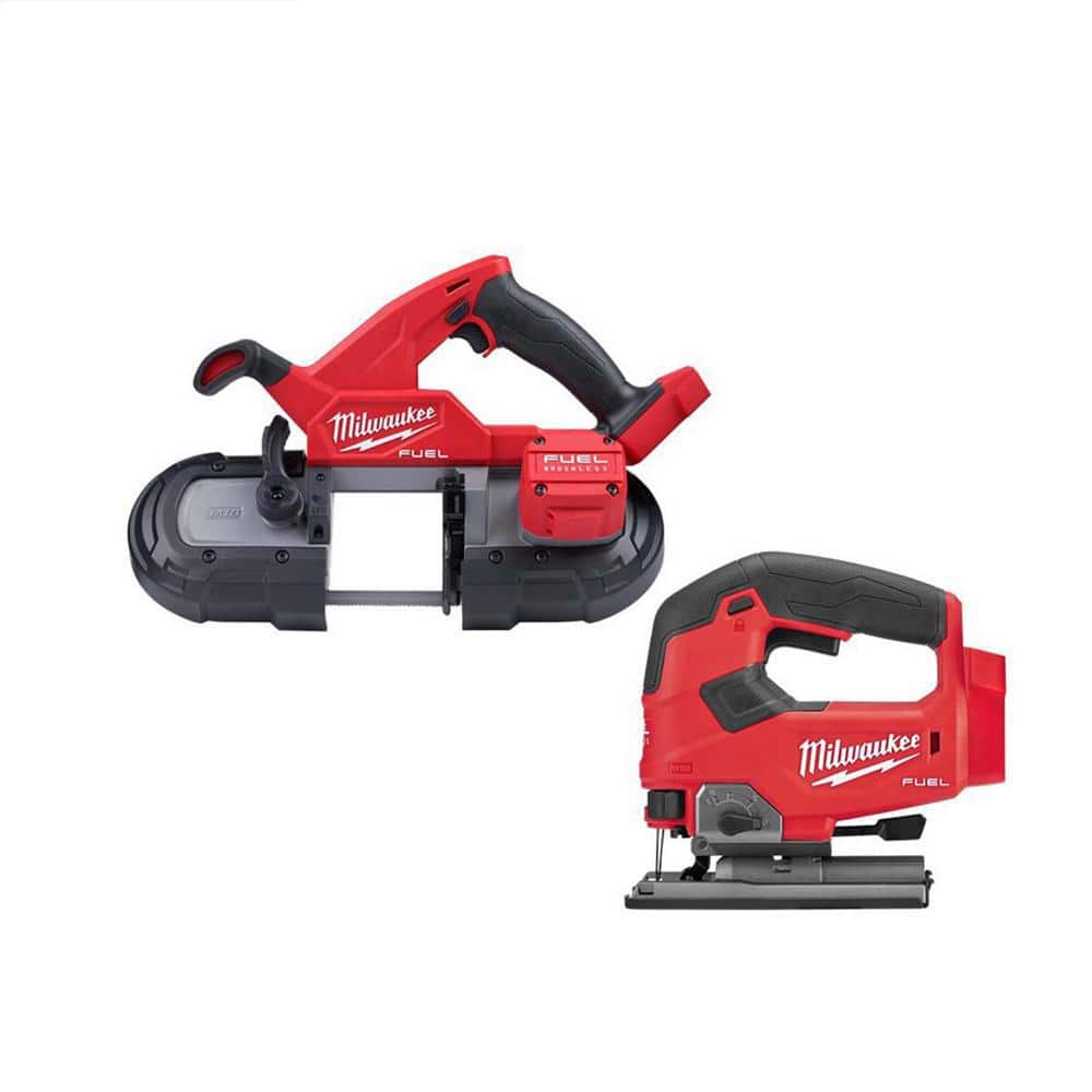 M18 FUEL 18V Lithium-Ion Brushless Cordless Compact Bandsaw w/FUEL Jigsaw - Image 1