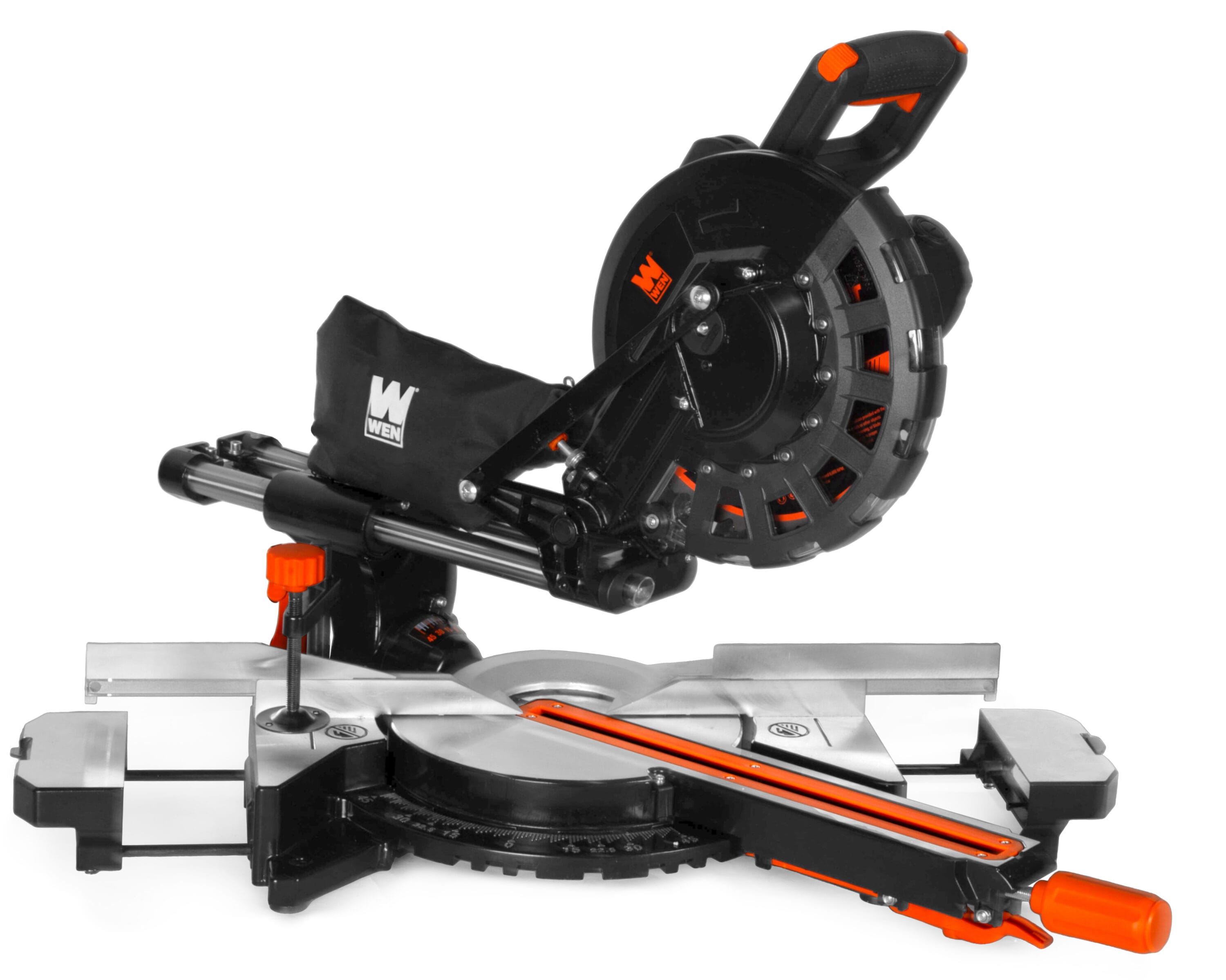 WEN 15-Amp 10-Inch Single-Bevel Sliding Compound Miter Saw with Laser (MM1014T) - Image 1