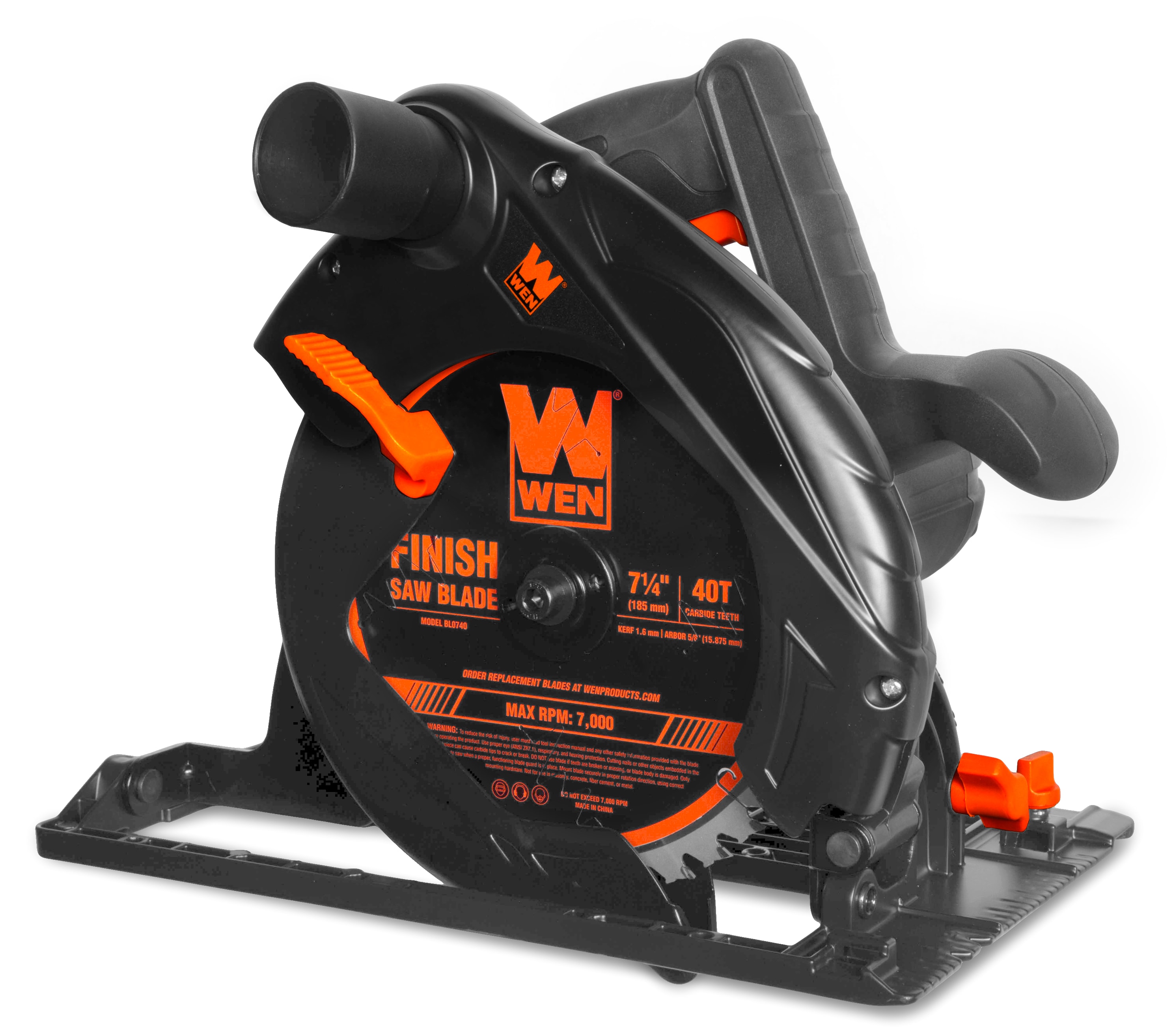 WEN 13-Amp 7.25-Inch Sidewinder Circular Saw with 2.6-Inch Cutting Depth (CT1300) - Image 1
