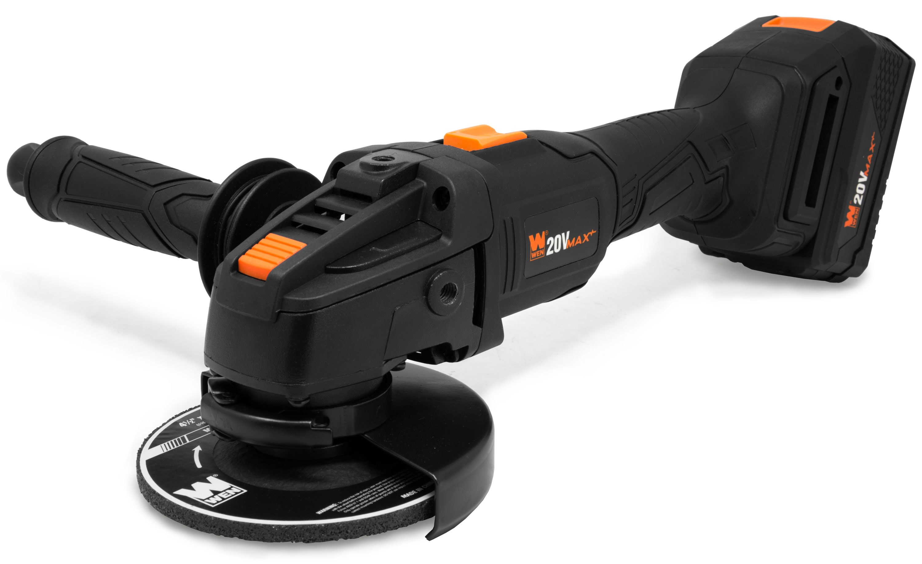 WEN 4.5-in 20-volt Trigger Switch Brushless Cordless Angle grinder - Image 1