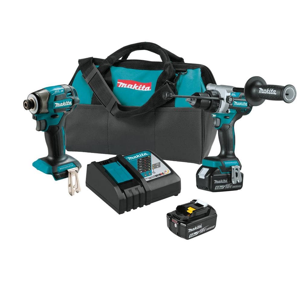 Makita XPH14Z 18V LXT® Lithium-Ion Brushless Cordless 1/2" Hammer Driver-Drill, Tool Only - Image 1