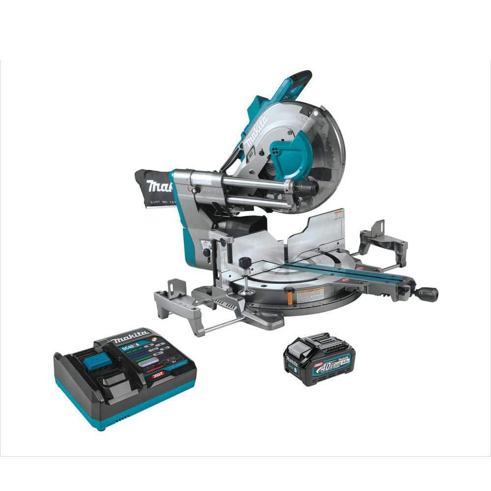 40V max XGT Brushless Cordless 12 in. Dual-Bevel Sliding Compound Miter Saw Kit, AWS Capable (4.0Ah) - Image 1