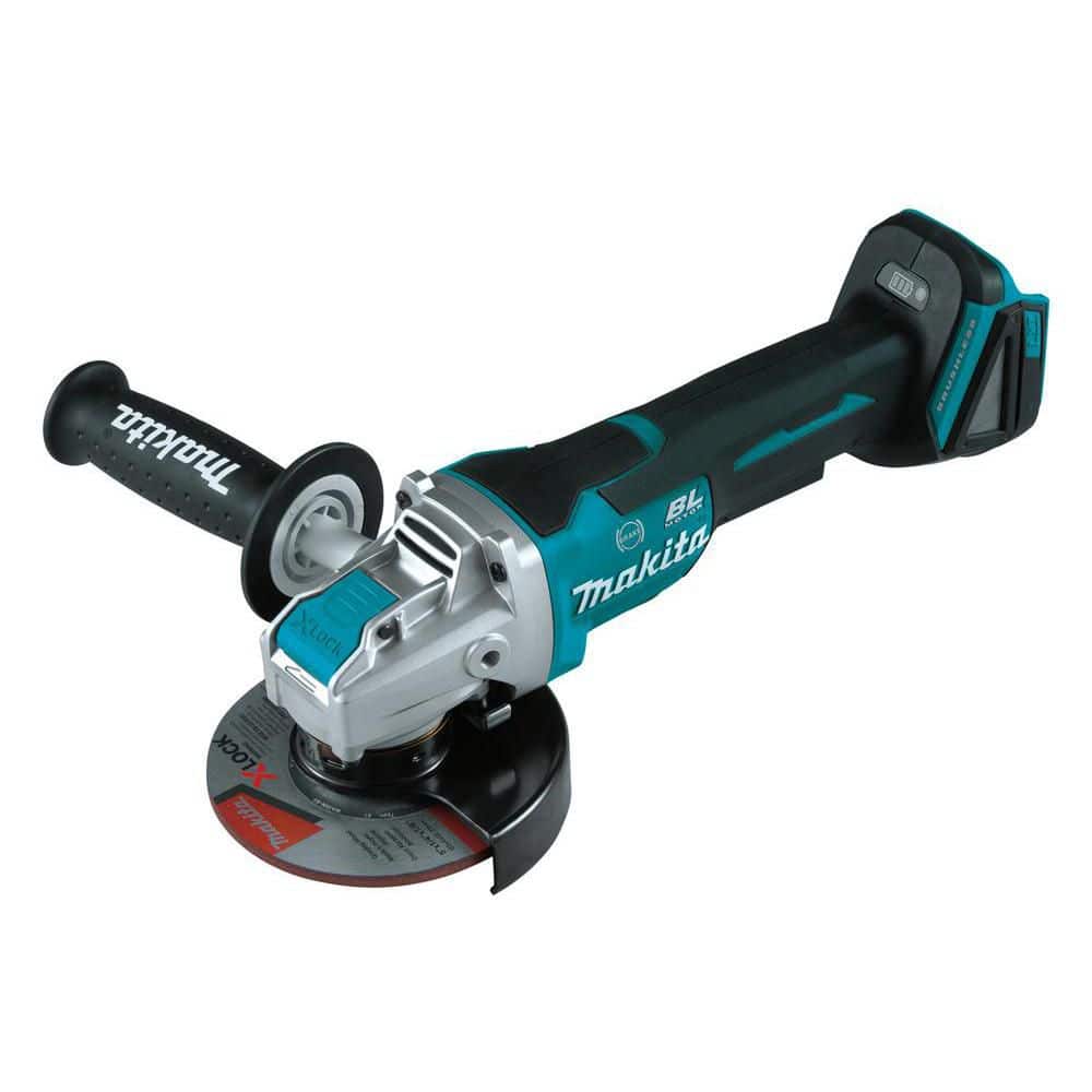 Makita XAG26Z 18V LXT® Lithium-Ion Brushless Cordless 4-1/2” / 5" Paddle Switch X-LOCK Angle Grinder, with AFT®, Tool Only - Image 1