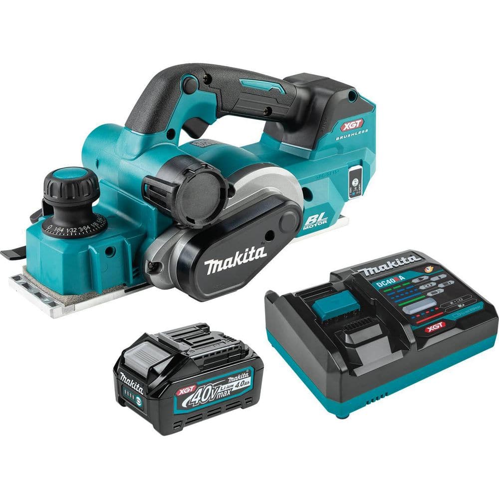40-Volt XGT Brushless Cordless 3-1/4 in. Planer Kit, AWS Capable (4.0Ah) - Image 1