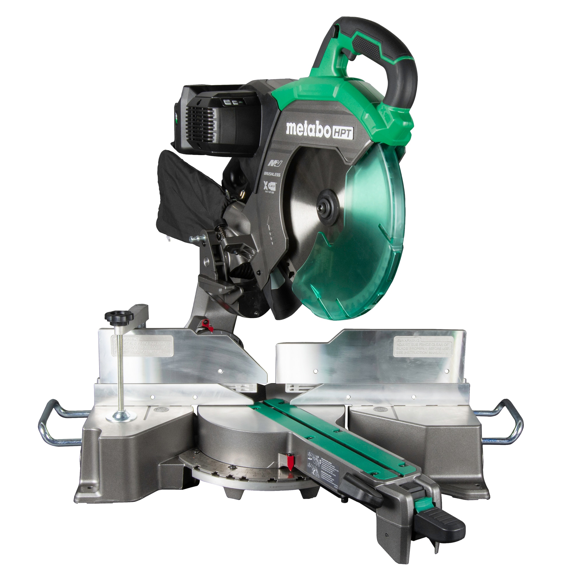 Metabo HPT 36V MultiVolt 12-Inch Dual Bevel Sliding Miter Saw, Torque Boost Technology, Precise Xact Cut Shadow Line, Upfront Bevel Controls, One Touch Miter Lock, Tool Body Only, C3612DRAQ4 - Image 1