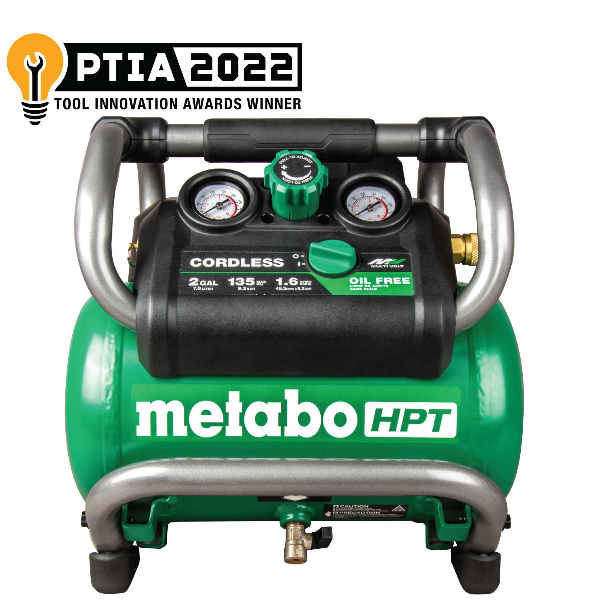 Metabo HPT 36V MultiVolt 2 Gallon Cordless Compressor (Bare Tool) - Image 1