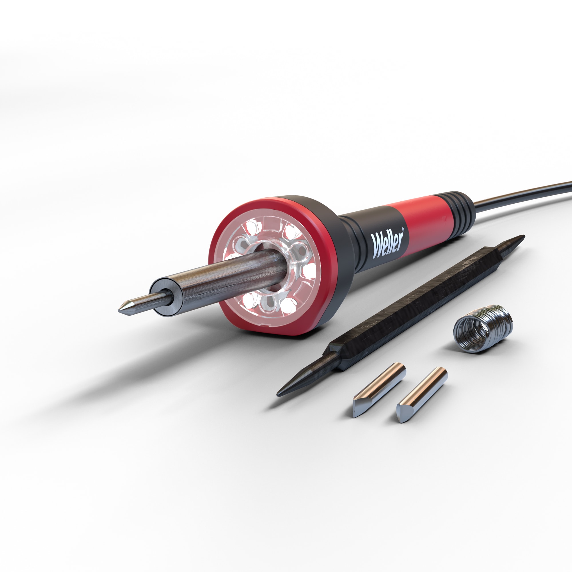 30-Watt/120-Volt Corded Soldering Iron Kit with LED Halo Ring - Image 1