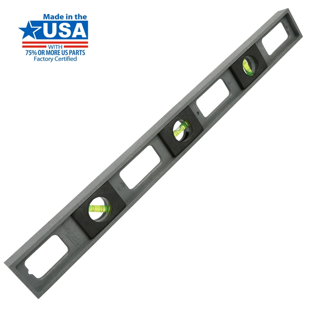 Hyper Tough 24 inch Level with plumb, square and 45 degree measurement - Image 1