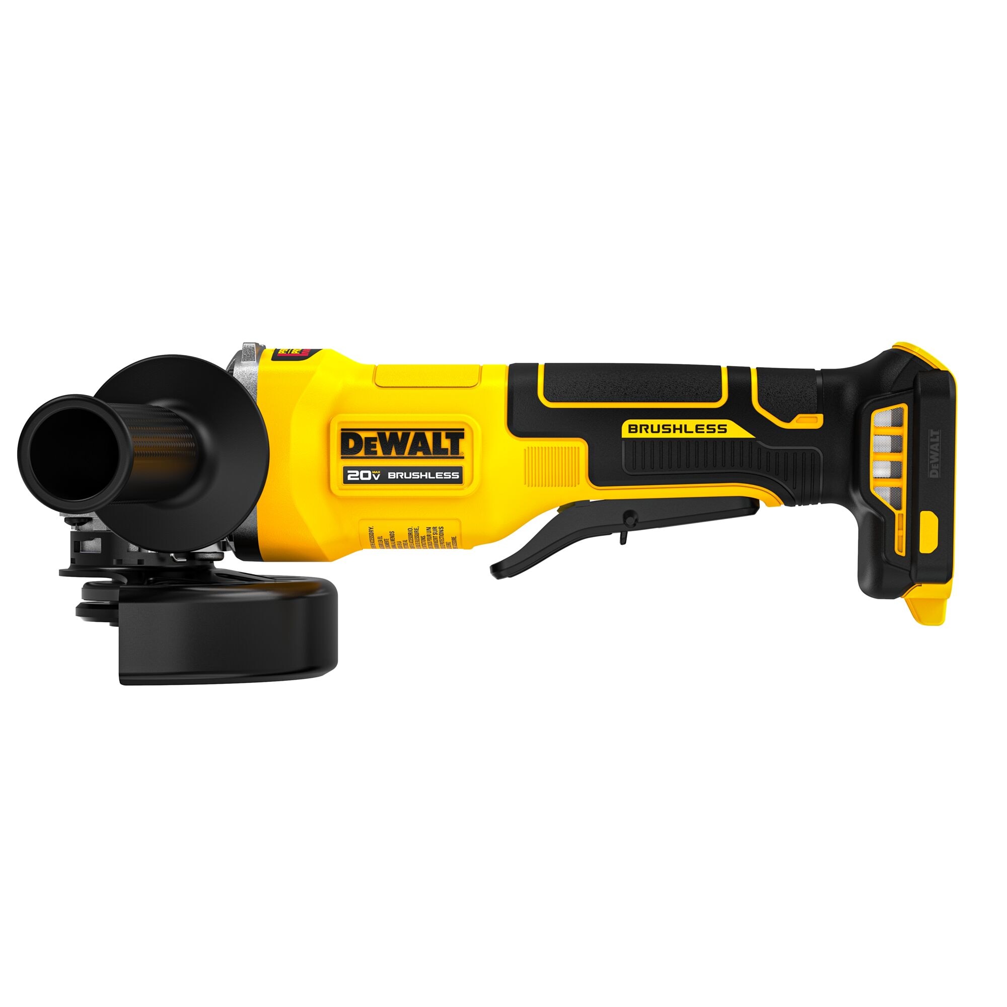 DEWALT 4.5-in 20-volt max Paddle Switch Brushless Cordless Angle grinder - Image 1
