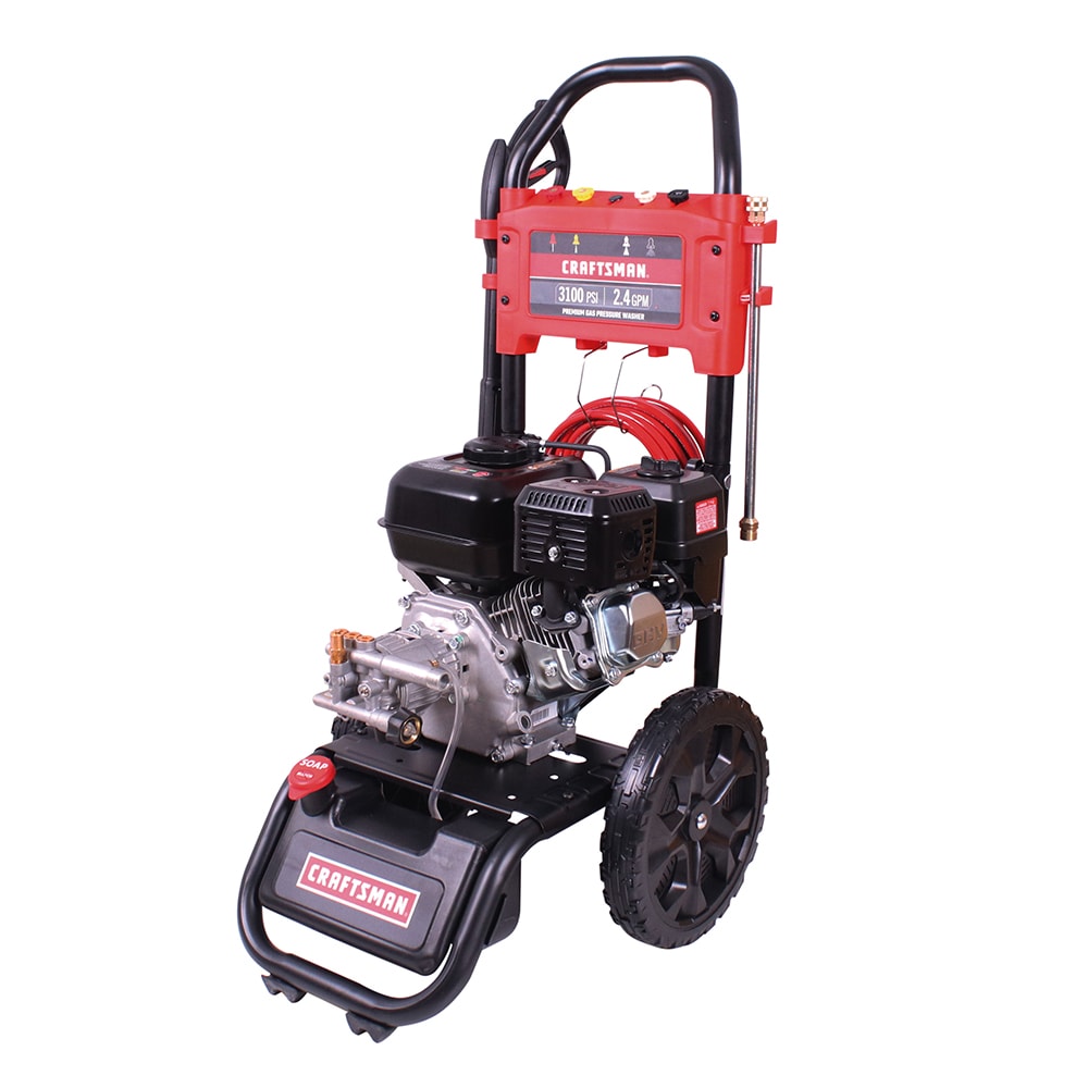 CRAFTSMAN (50-State) 3100-PSI 2.4-GPM Cold Water Gas Pressure washer with 4 Spray Tips - Image 1