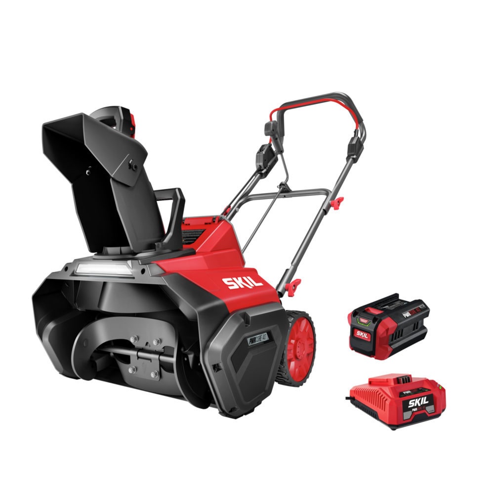 SKIL PWR CORE 40-volt 20-in Single-stage Push Battery Snow Blower 6.0 Ah (Battery Included) (Charger Included) - Image 1