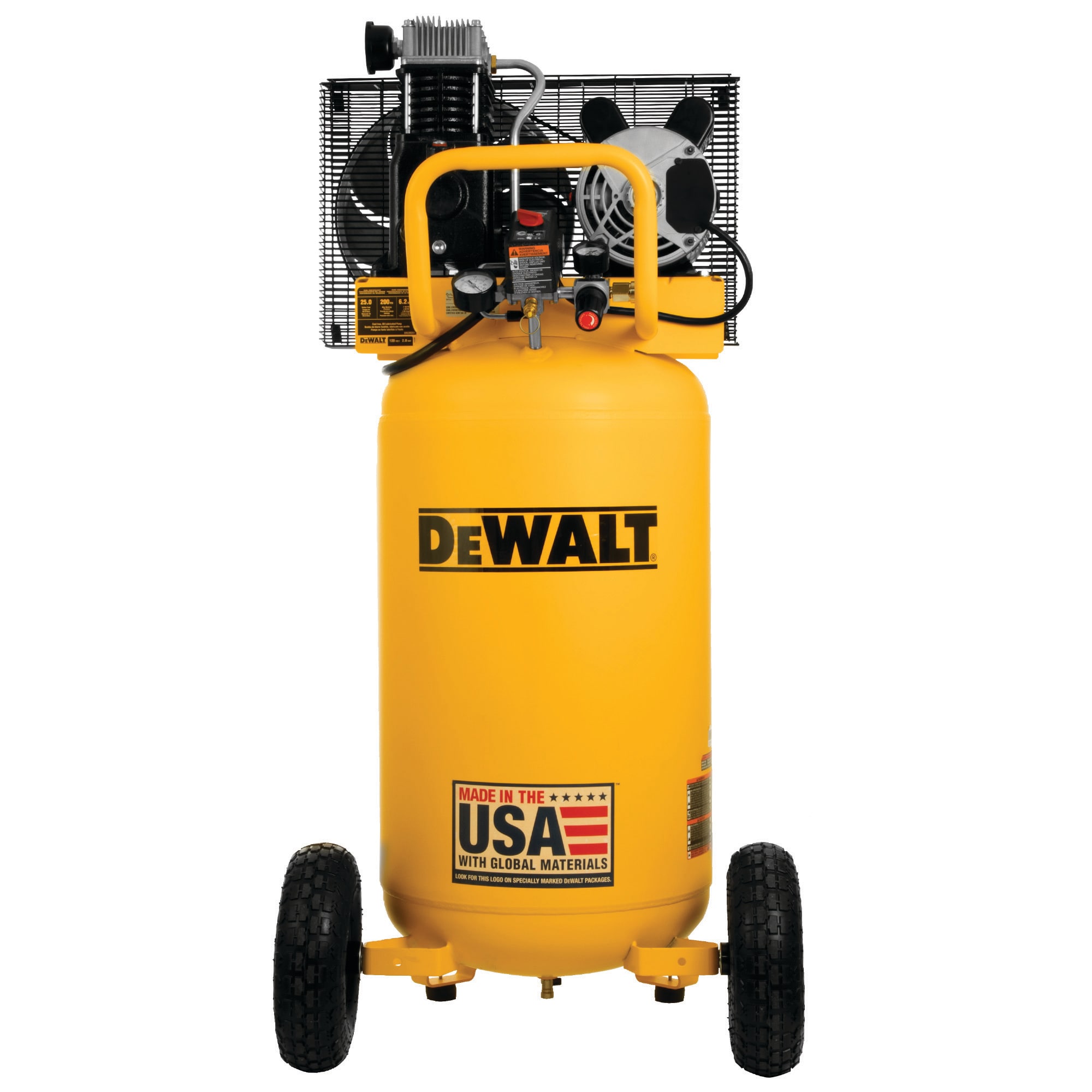 DEWALT 25-Gallon Portable Electric 200 PSI Vertical Air Compressor - Image 1