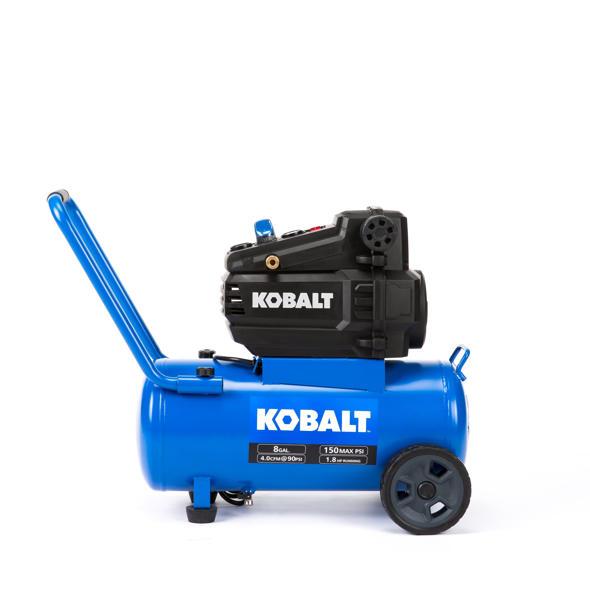 Kobalt 8-Gallon Portable Electric 150 PSI Horizontal Air Compressor - Image 1