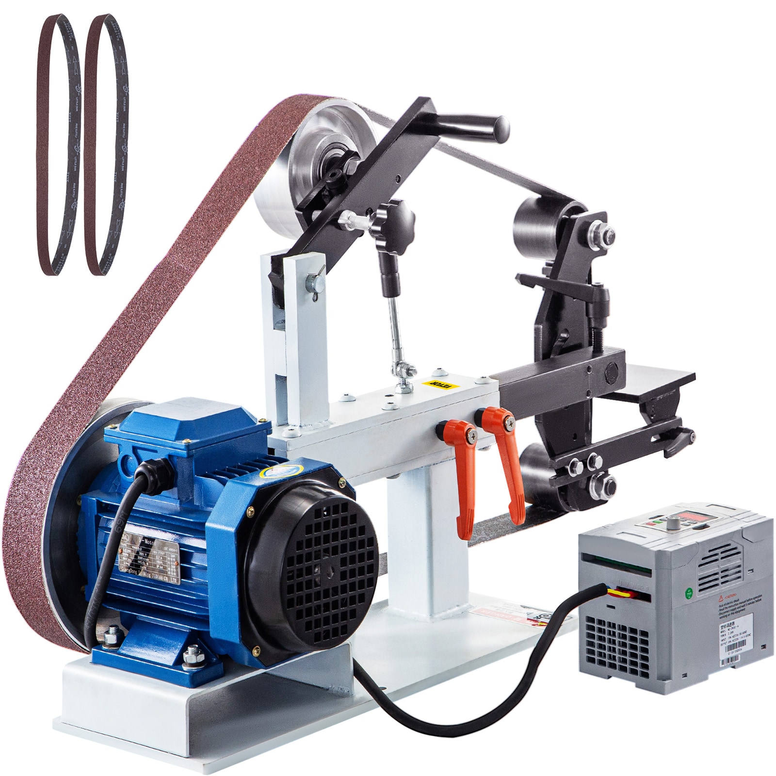 VEVOR 2" x 82" Variable Speed Belt Grinder 110-Volt 13 -Amp Variable Speed Belt Sander - Image 1