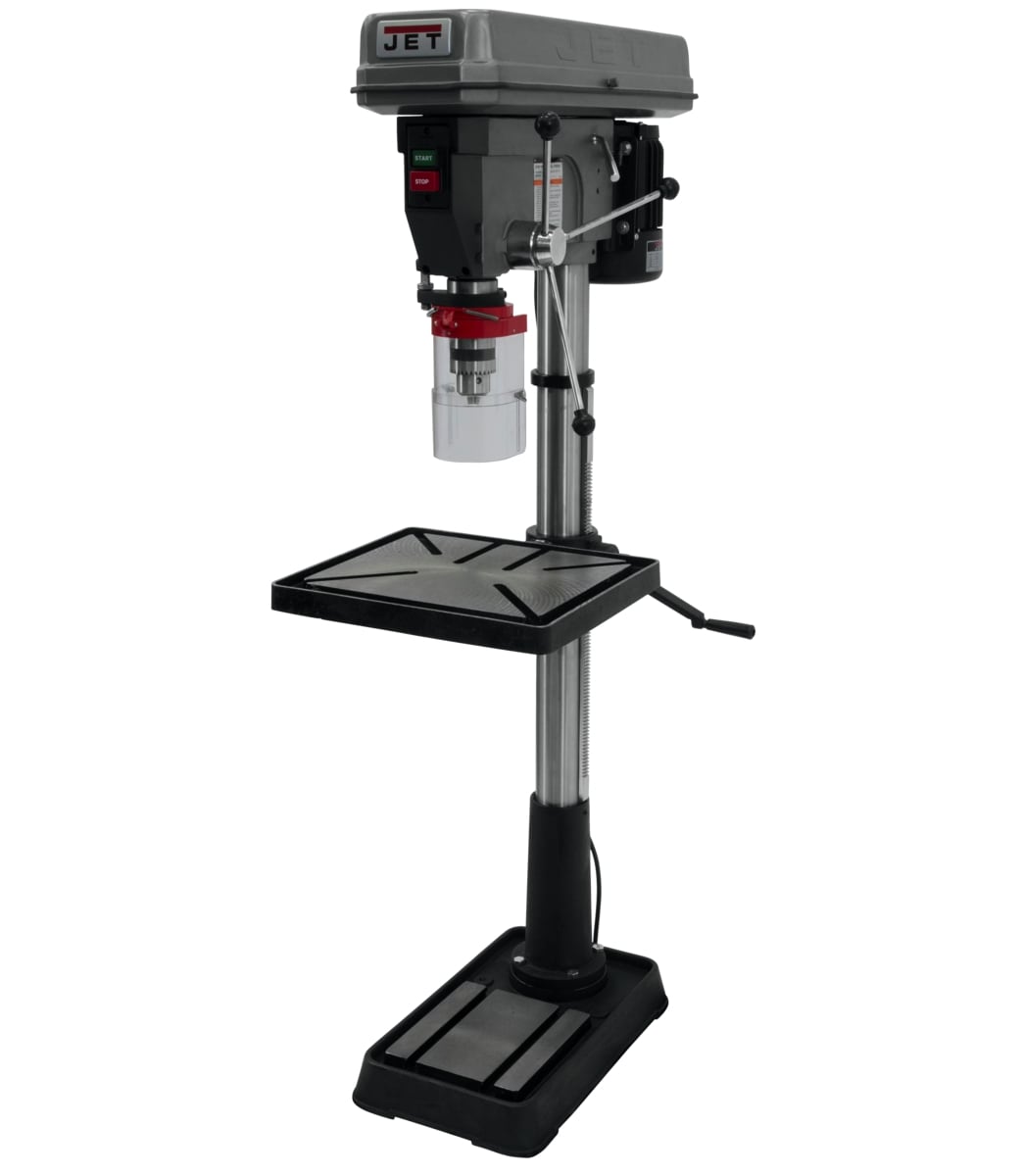 JET 20-Inch Floor Drill Press, 12 Speed, 1-1/2 HP, 115/230V 1Ph (JDP-20MF) - Image 1